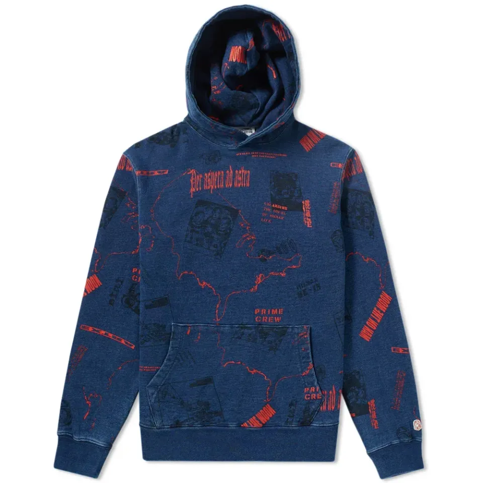 Headline Print Popover Hoody