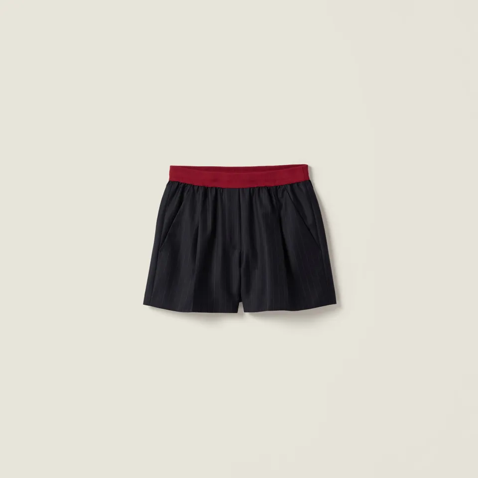 Pinstripe shorts