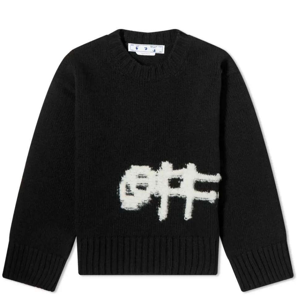 Logo Intarsia Crewneck Knit