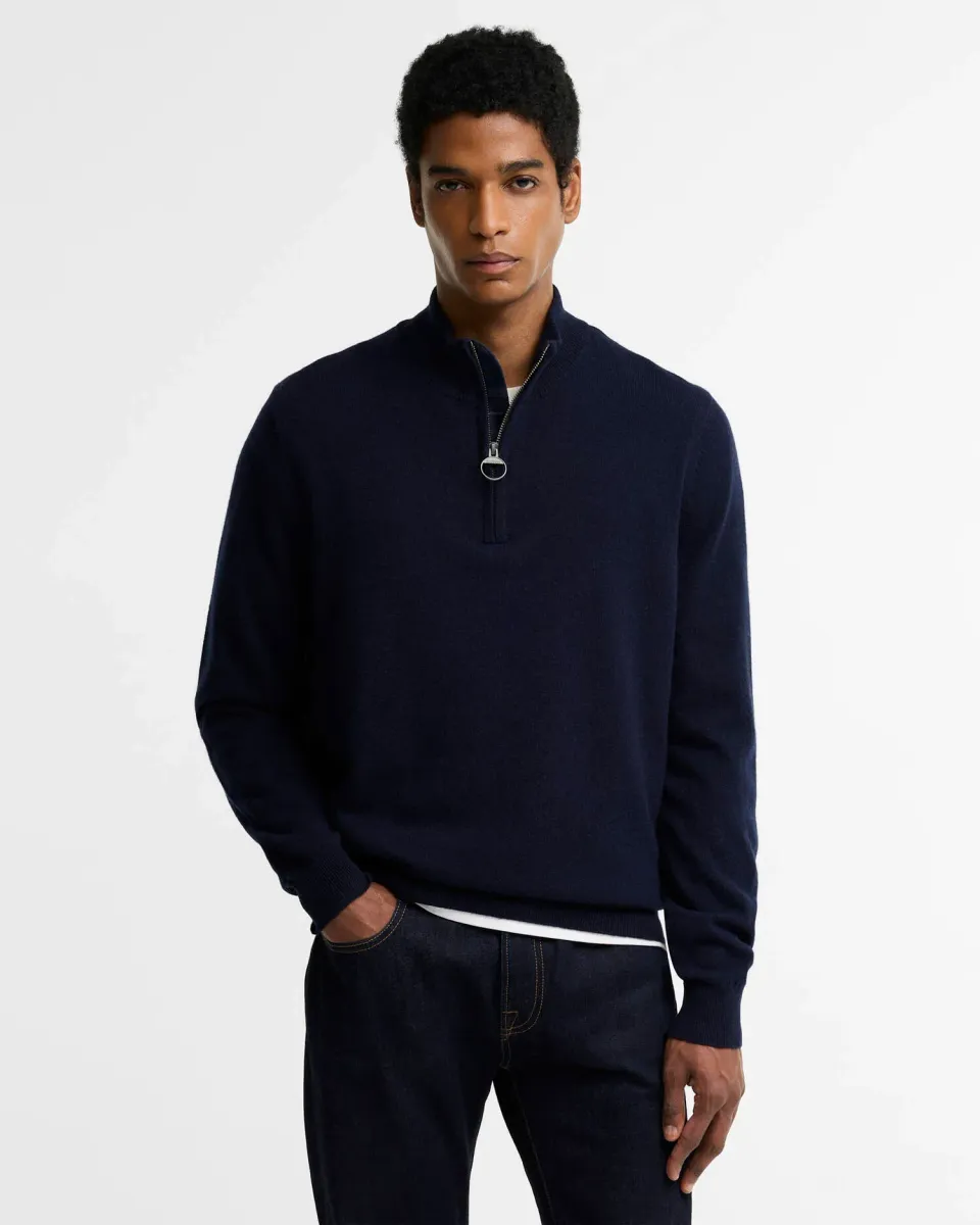 Ronson Wool-Cashmere Half-Zip Jumper