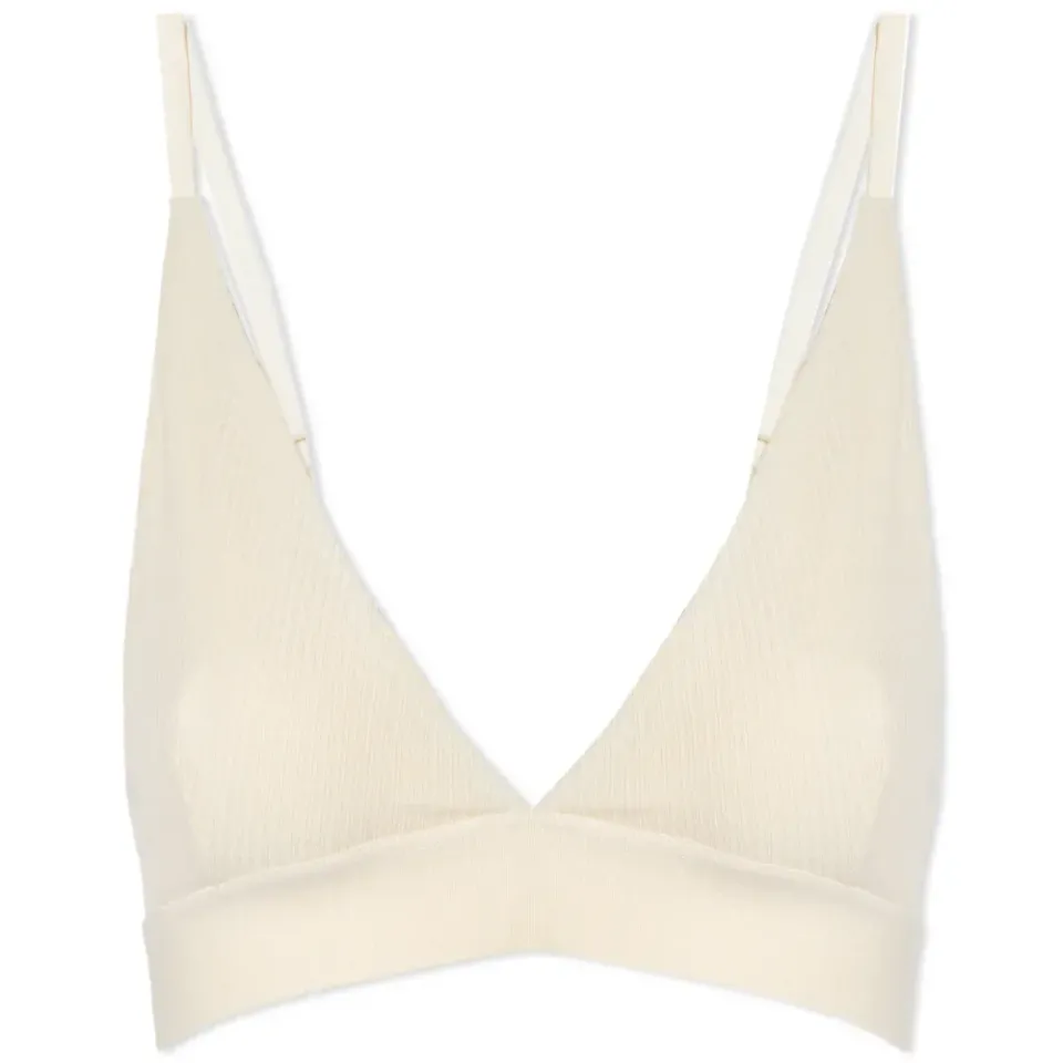 Ribbed Triangle Bra
