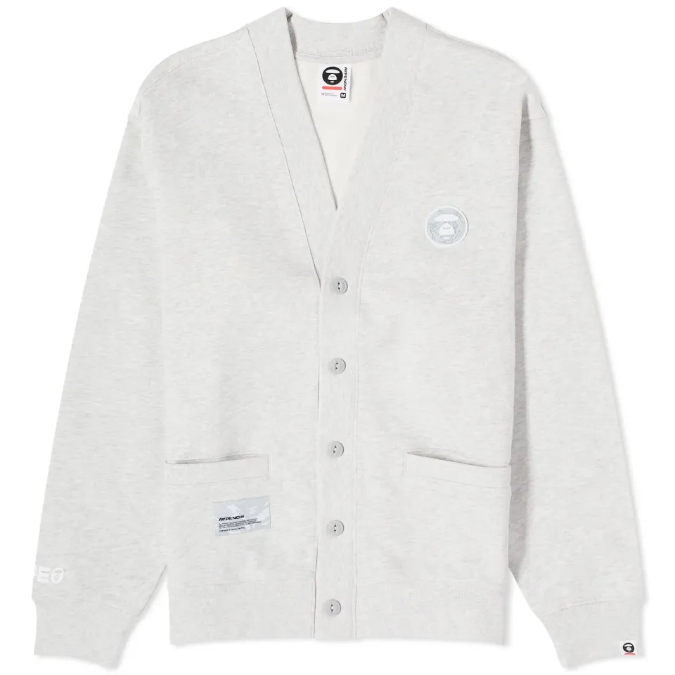 AAPE Now Jersey Cardigan Sweat