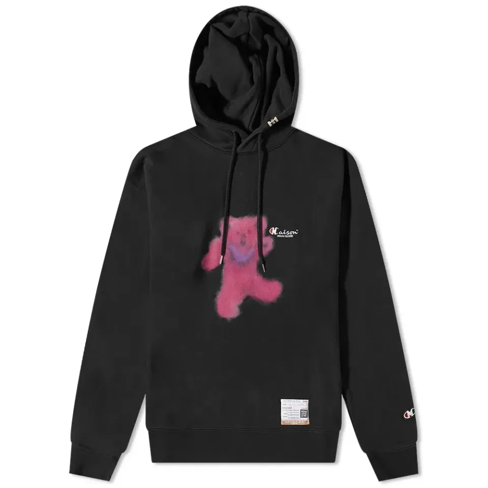 Bear Print Hoodie