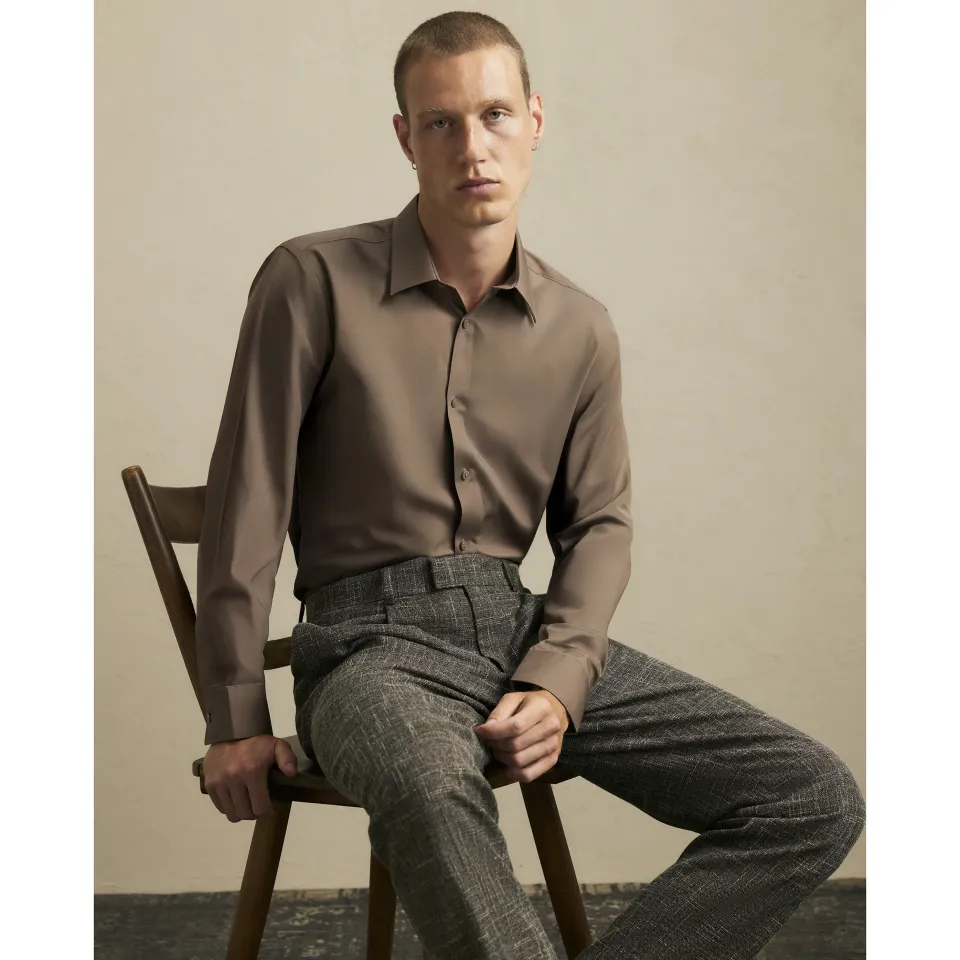 Slim Fit Cotton Shirt