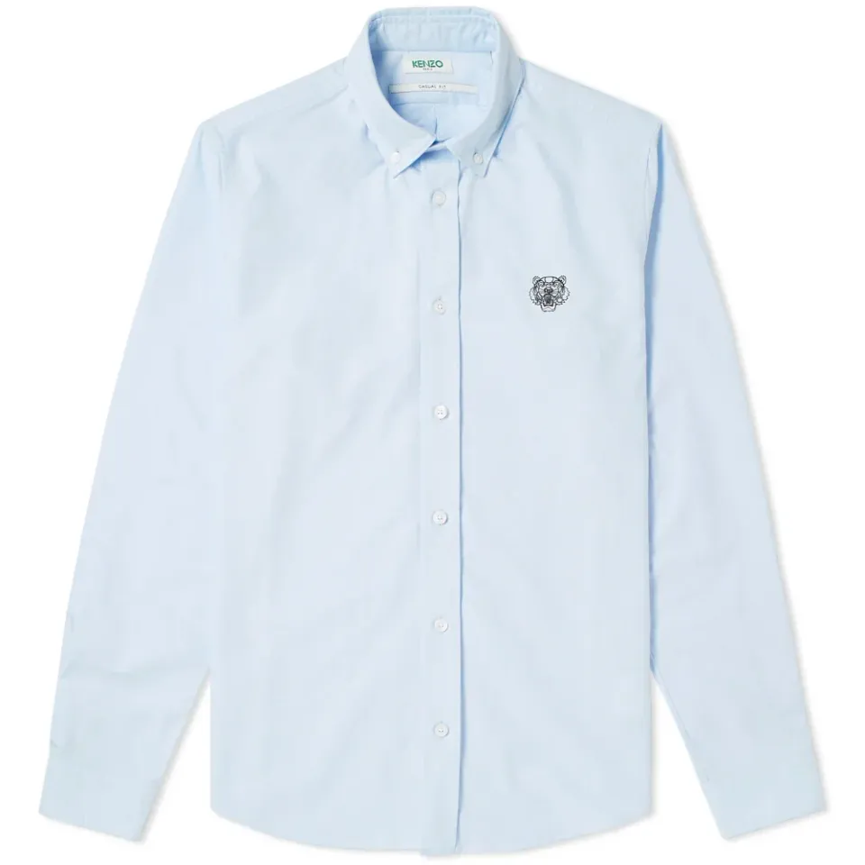 Button Down Tiger Oxford Shirt