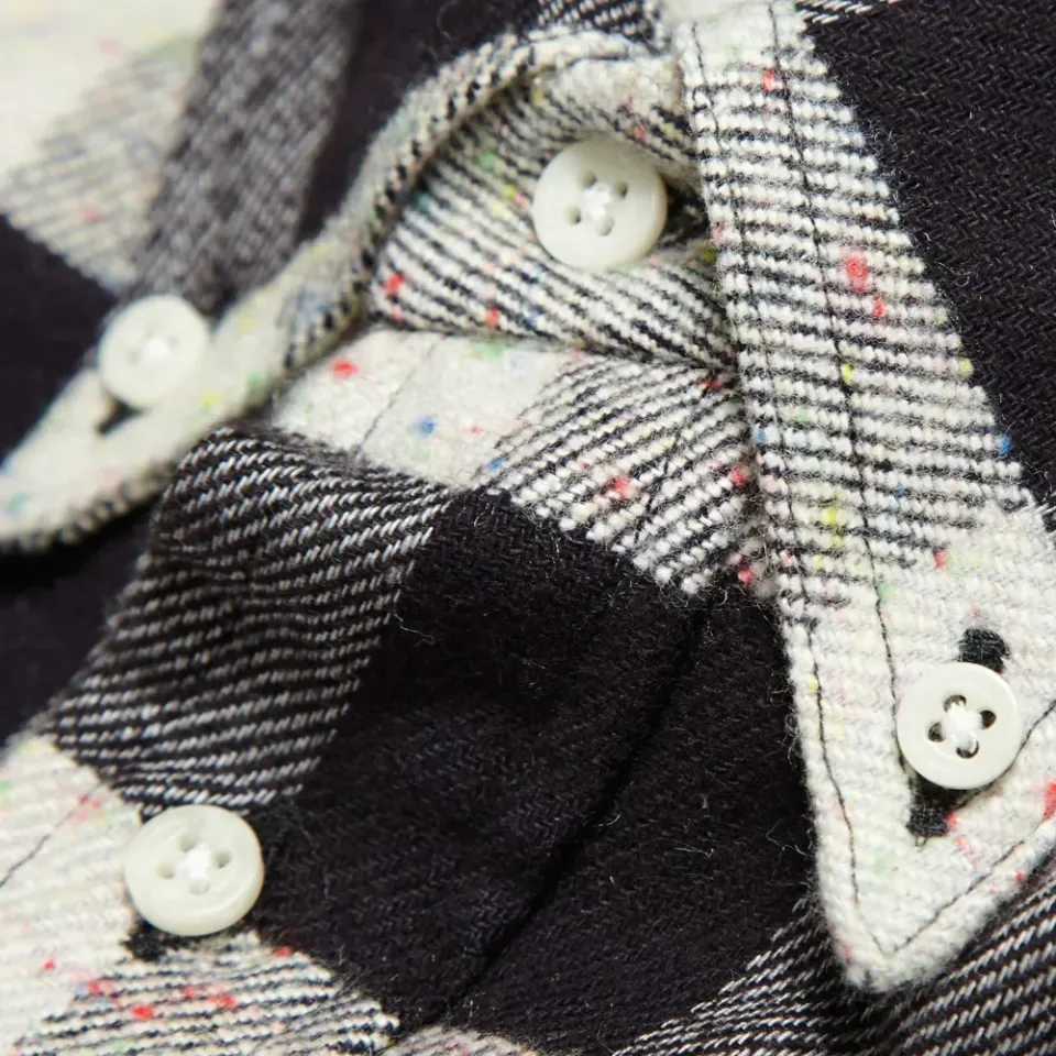 Flecked Plaid Shirt
