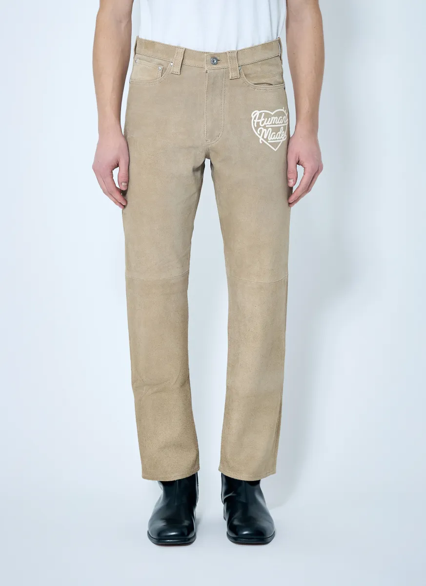 Suede Pants
