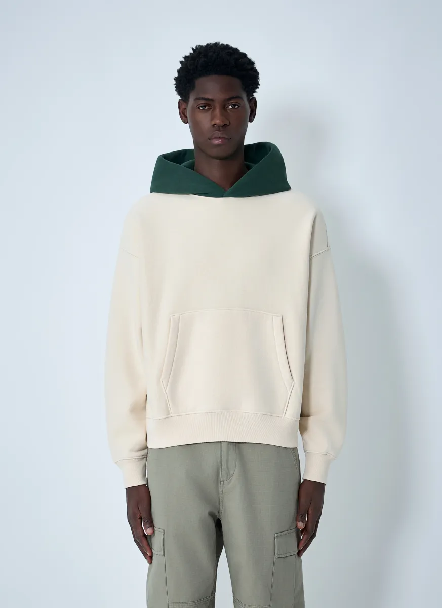 Logo Motif Hooded Sweatshirt