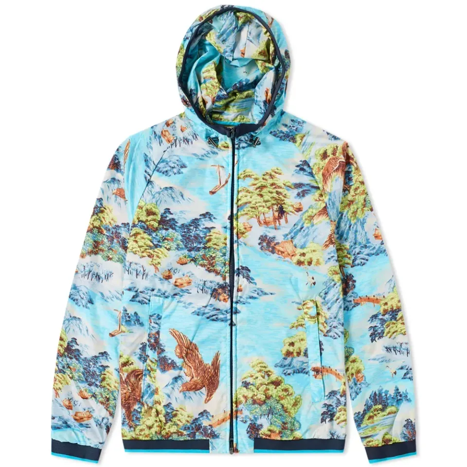 Printed Windbreaker