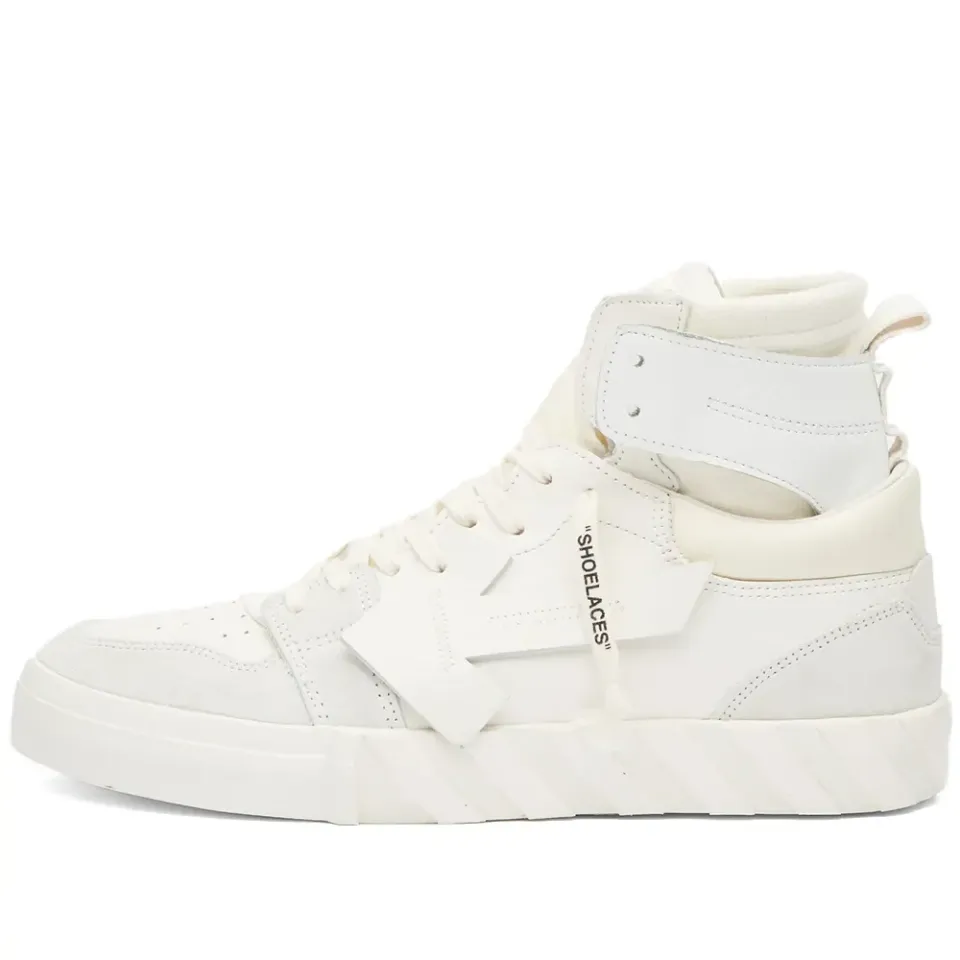High Top Vulcanized Leather Sneaker