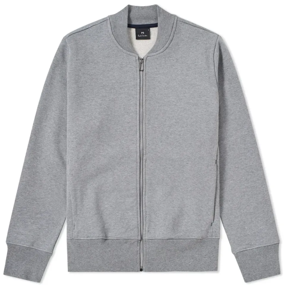 Jersey Zip Bomber Jacket