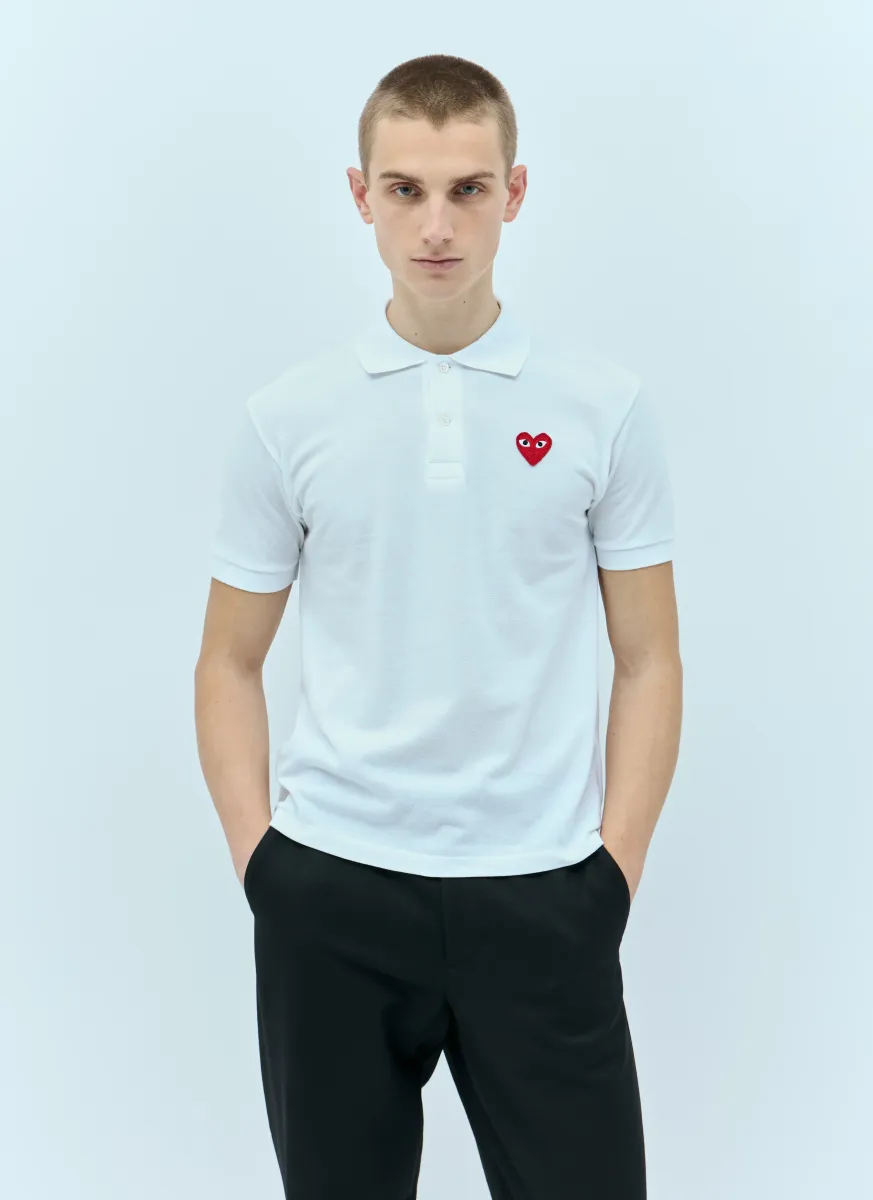 Logo Patch Polo Shirt