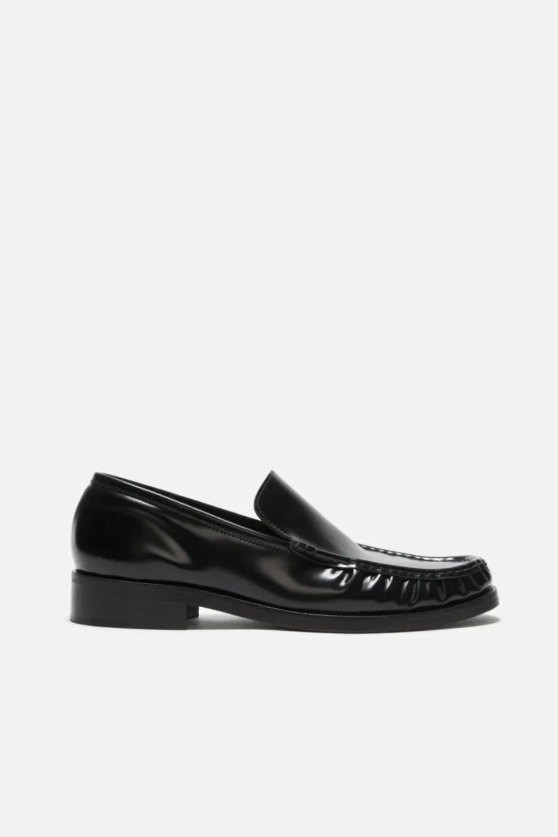 Leather loafers