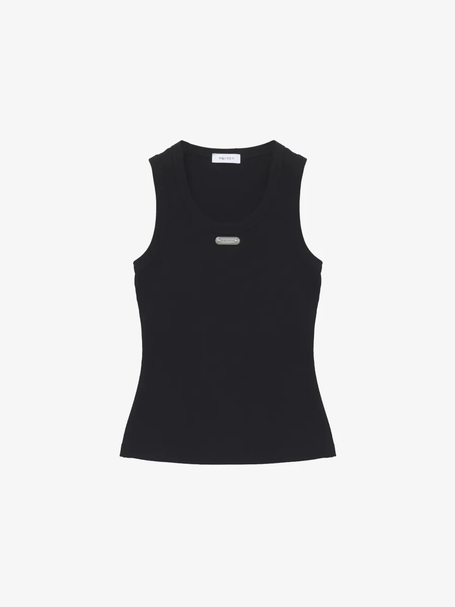 McQueen Placket Tank Top