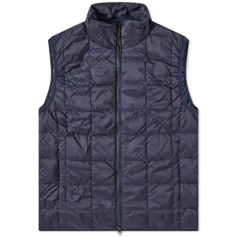 High Neck Zip Down Vest