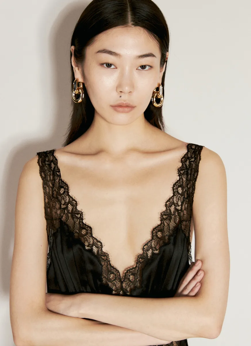Cassandre Duo Link Earrings