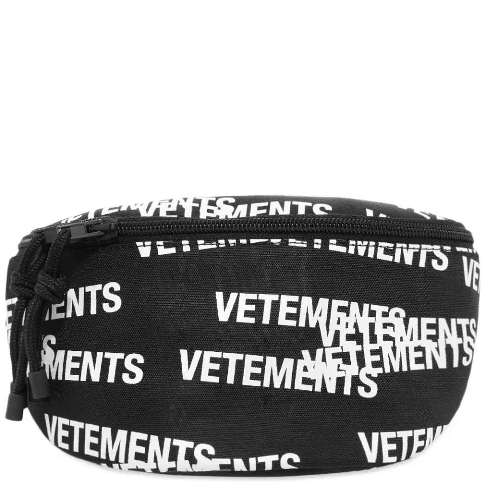 All Over Logo Print Waist Bag