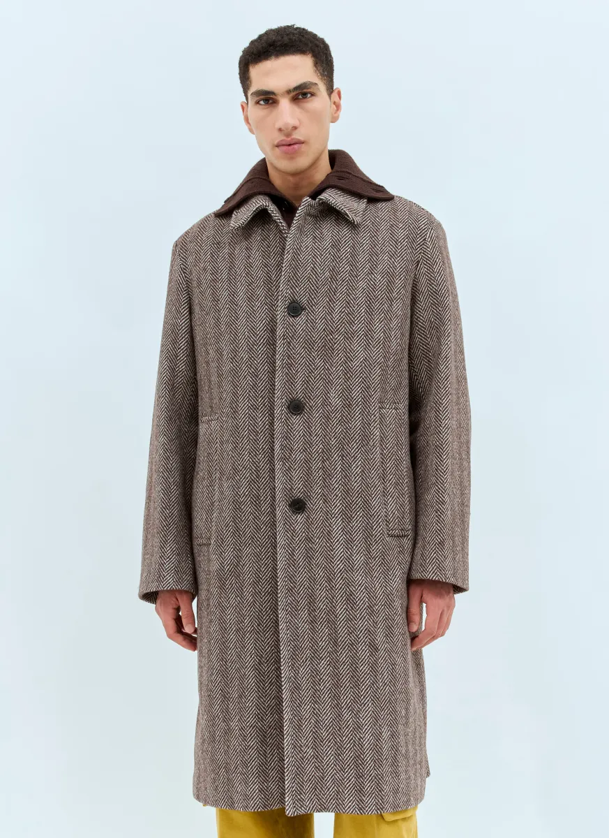 Rank Herringbone Coat