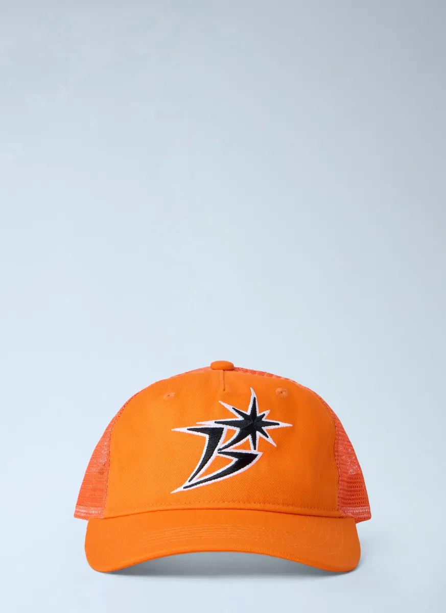 B Logo Mesh Panel Cap