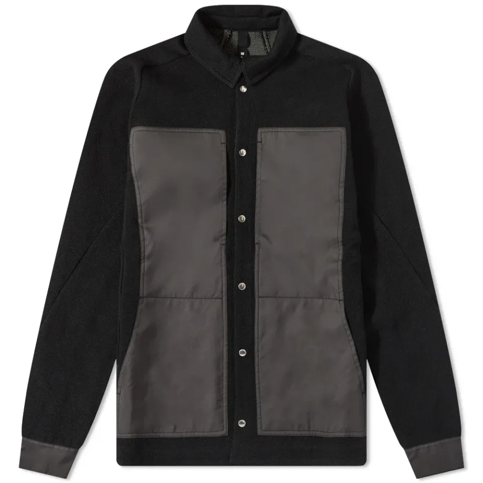 Panelled Knit Overshirt