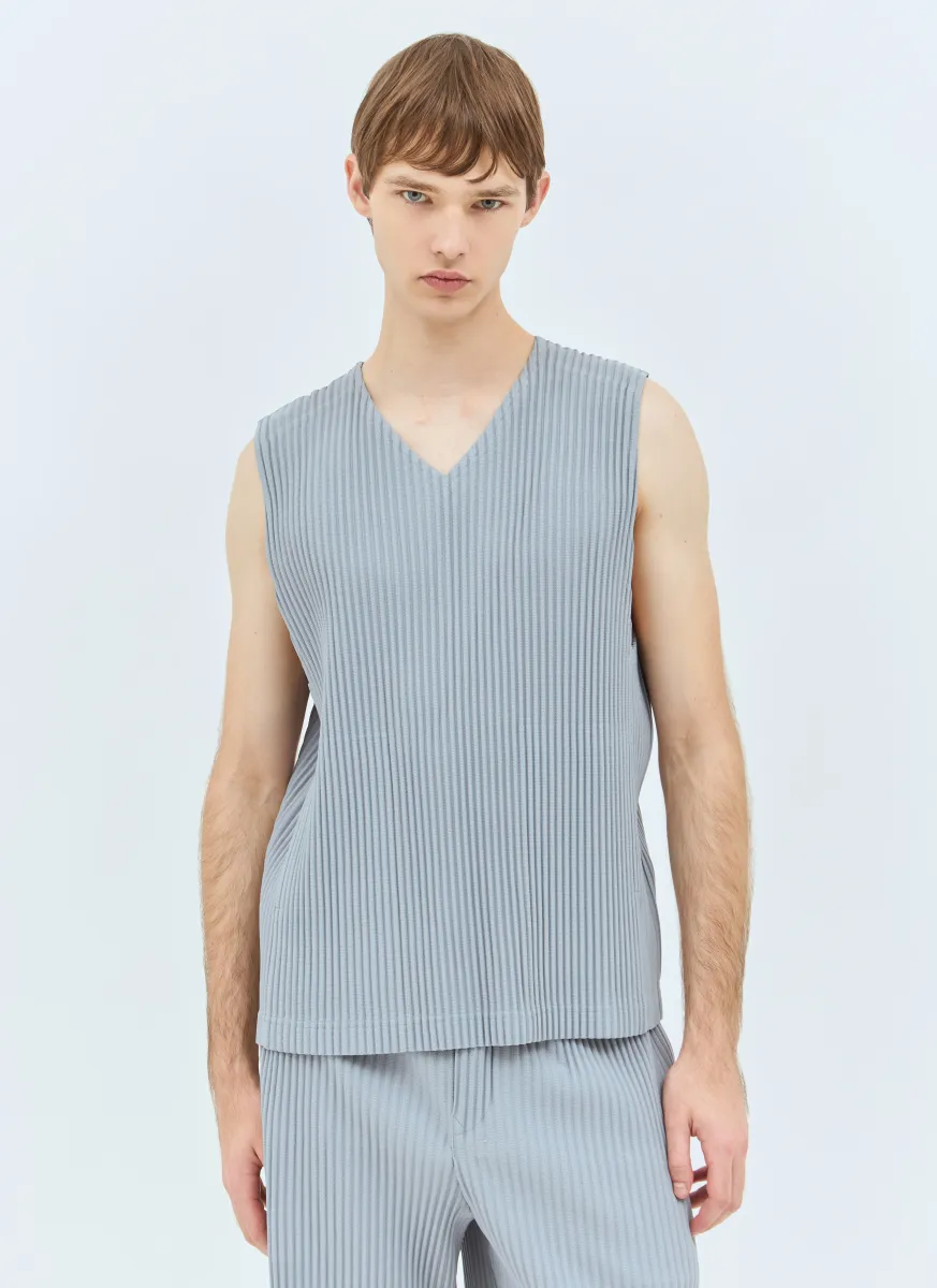 Pleated Vest