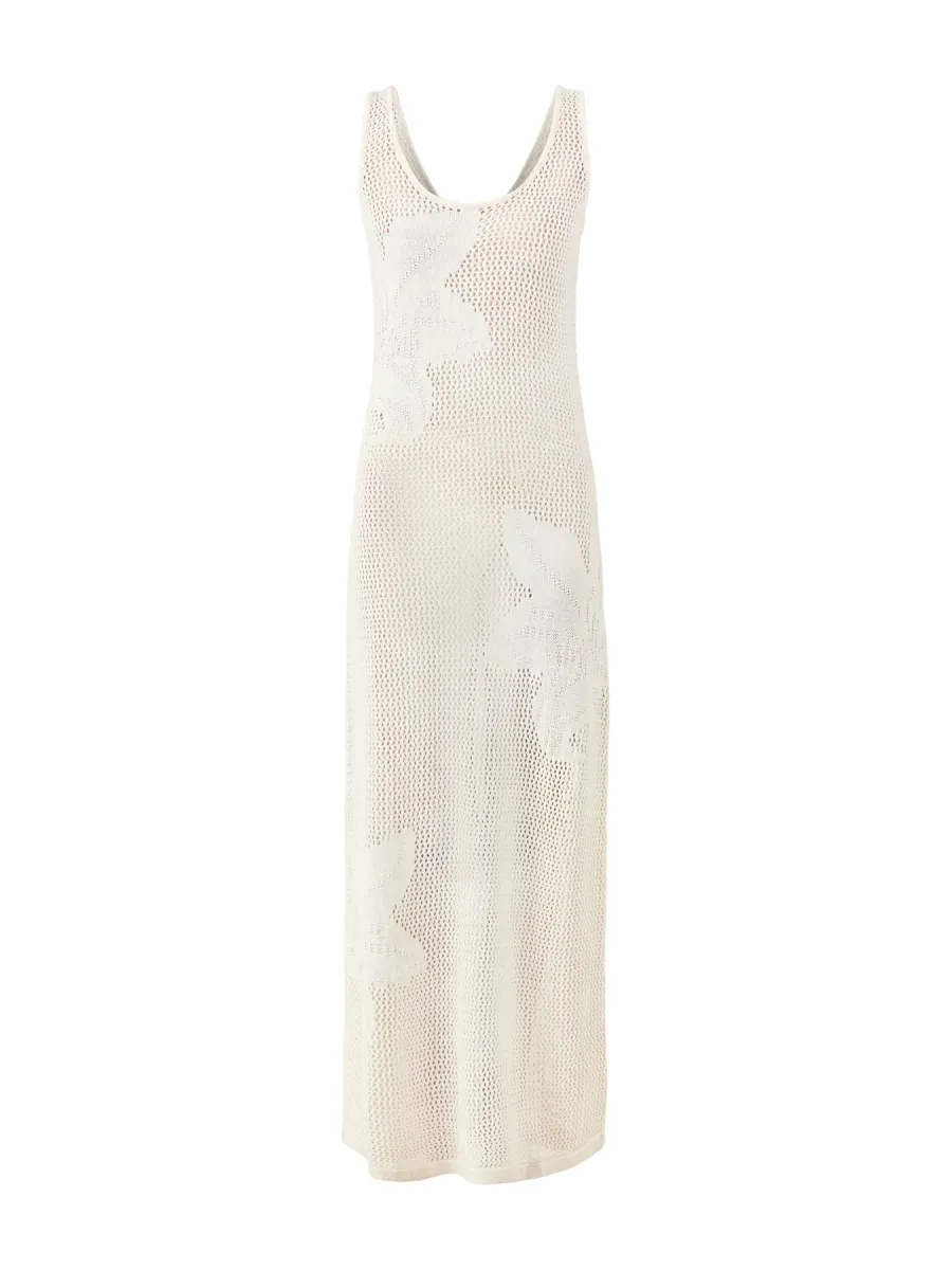 Kailani Floral Openwork Knit Dress