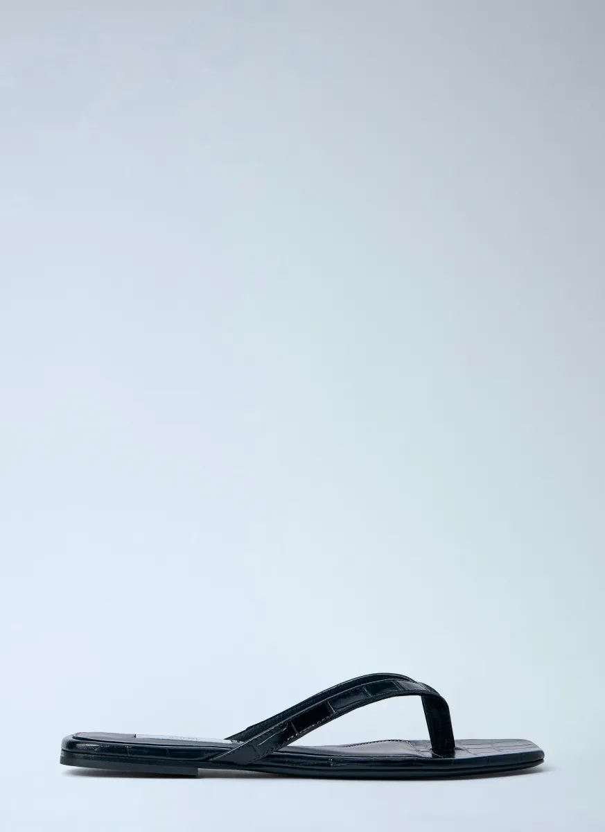 Leather Flip Flops