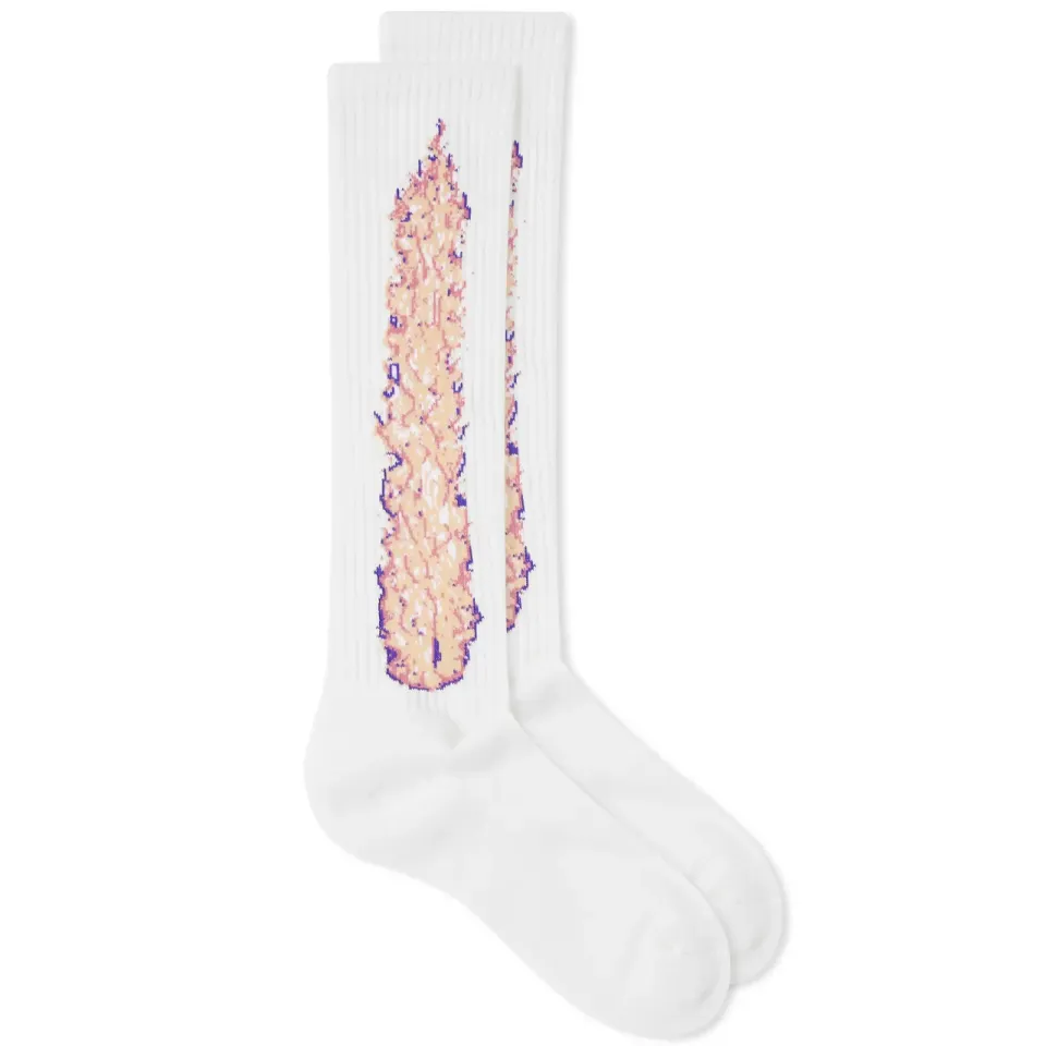 Fire Flame Socks