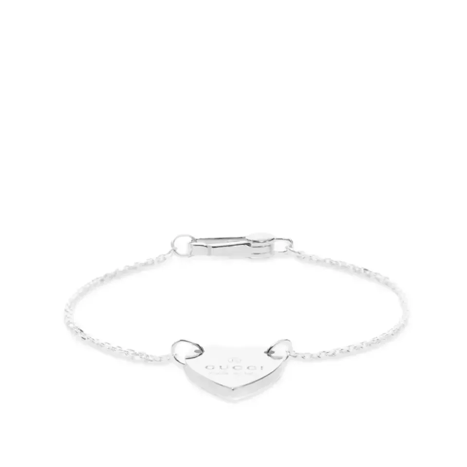 Gucci Engraved Heart Bracelet