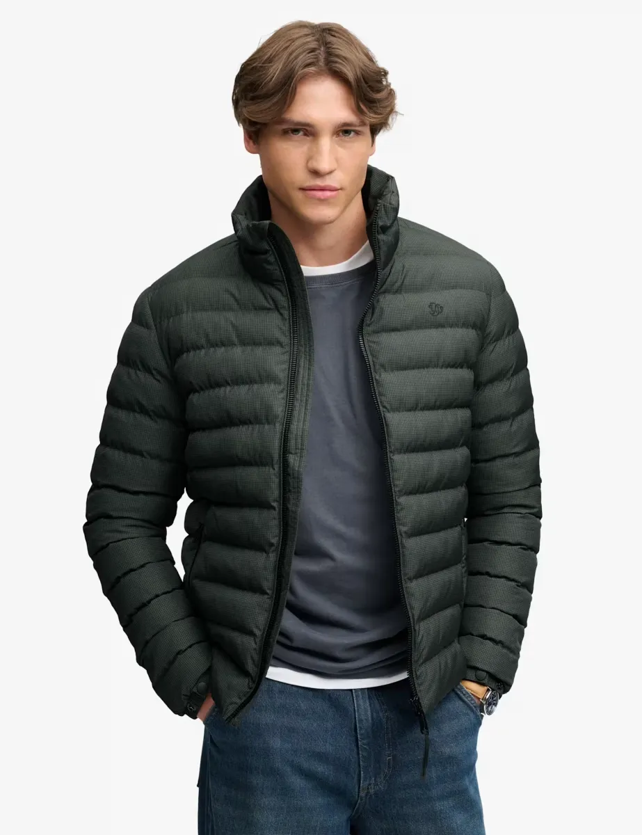 Padded Puffer Jacket Navy