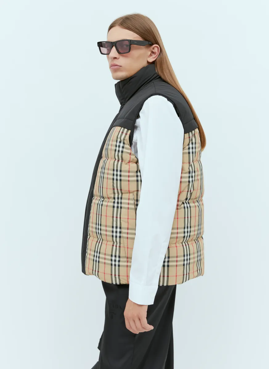 Check Panel Reversible Gilet