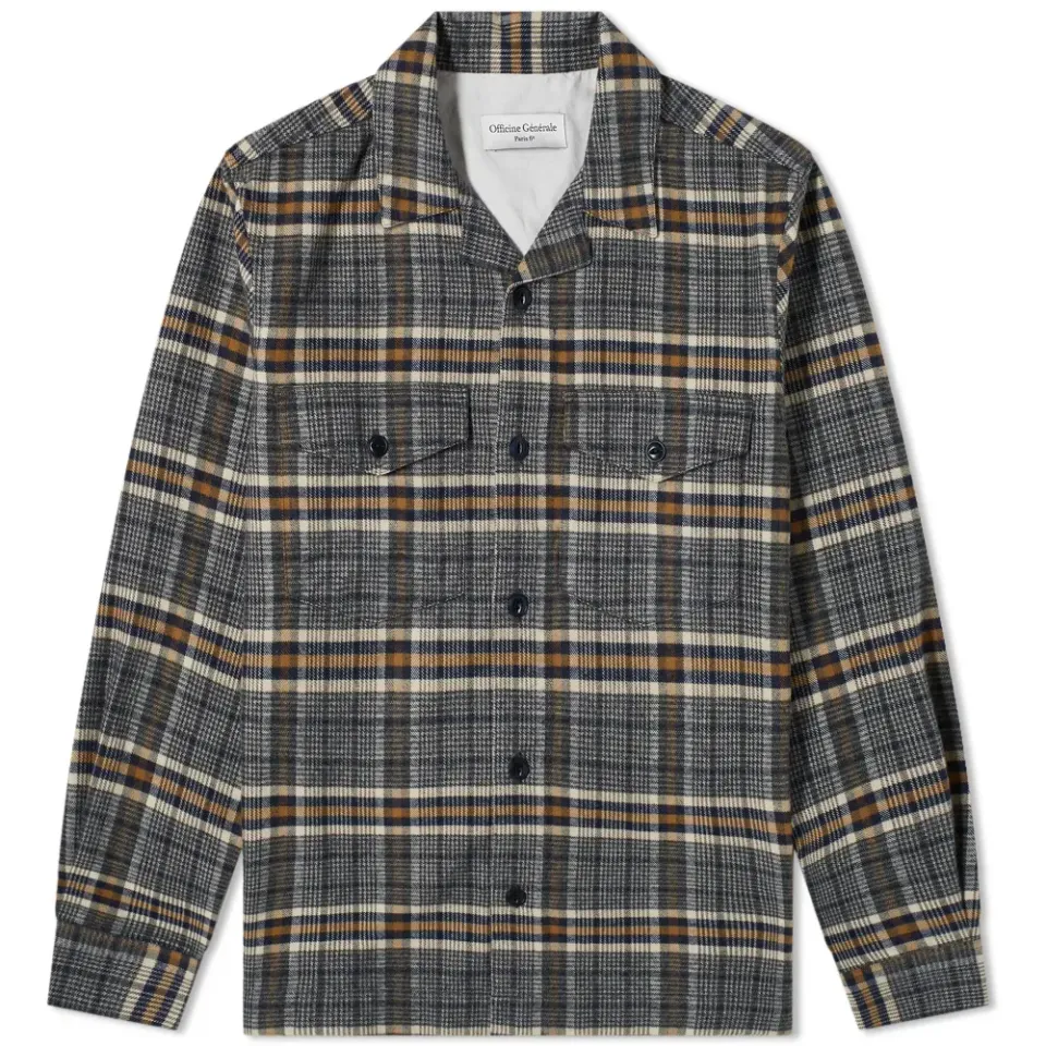 Jonas Flannel Check Overshirt