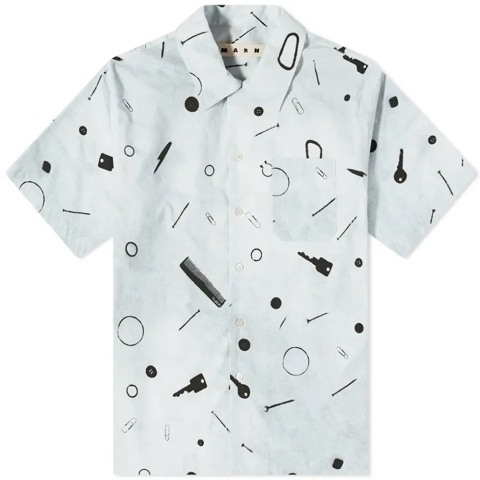 Pocket Contents Vacation Shirt