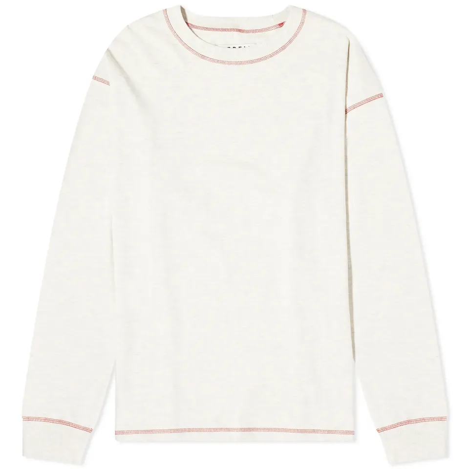 Long Sleeve Contrast Stitch T-Shirt