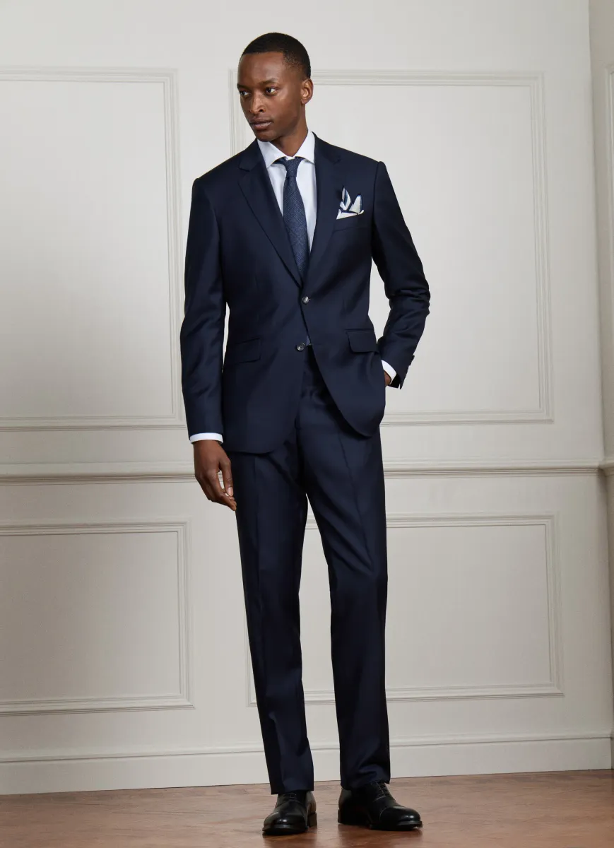 Wool Formal Trousers - Woven in Italy