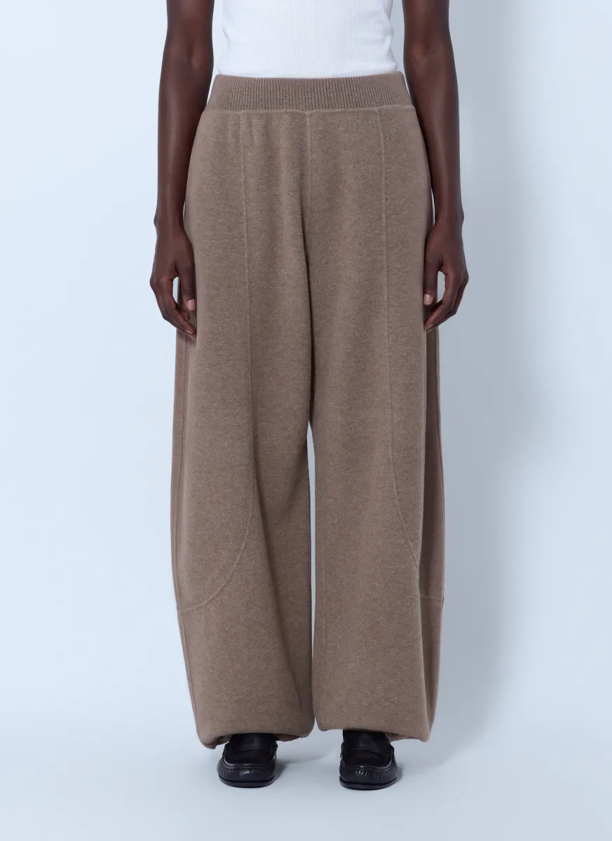Wide-Leg Knit Pants