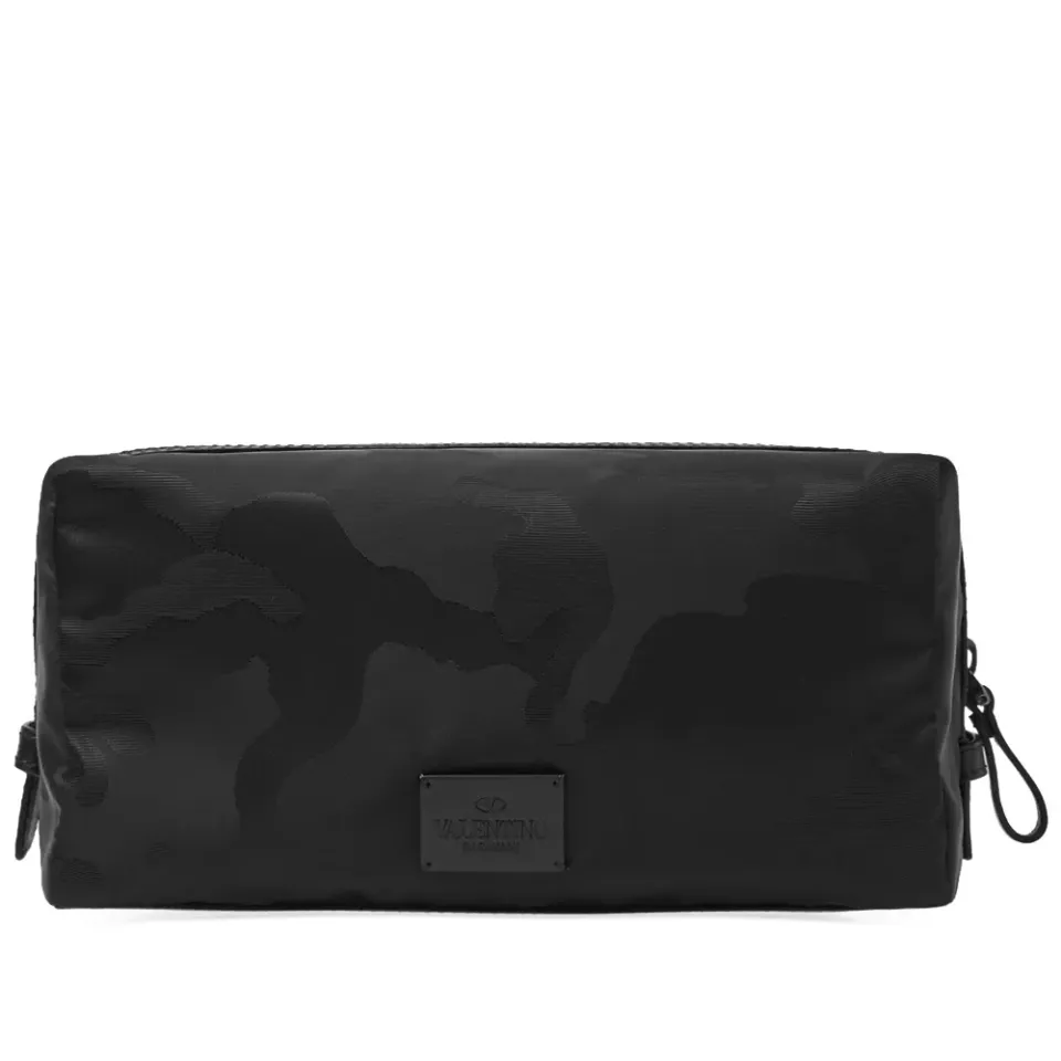 Jacquard Camo Large Wash Bag