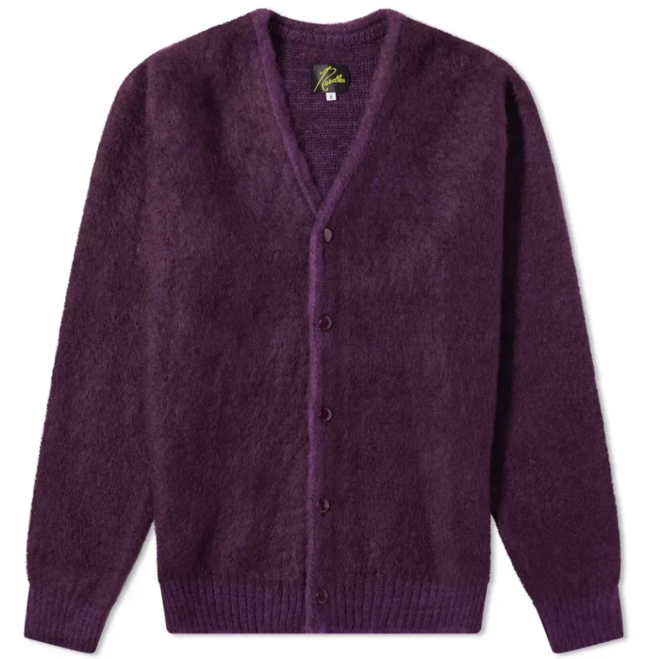 Mohair Solid Cardigan