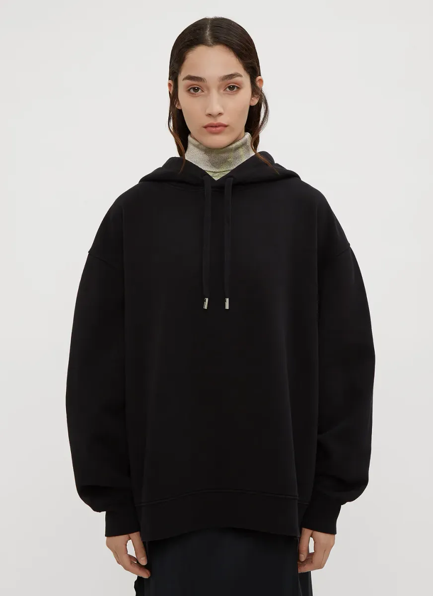 Logo Motif Hooded Sweatshirt