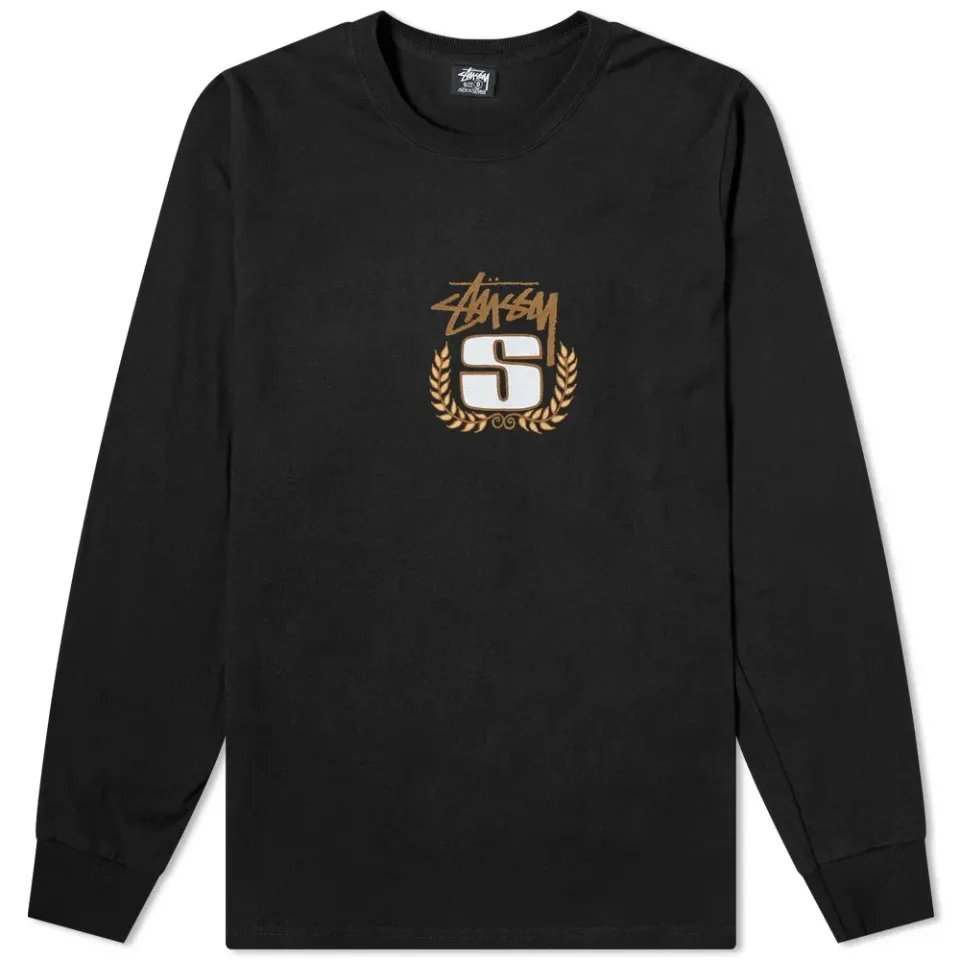 Long Sleeve S Wreath Pigment Dyed T-Shirt