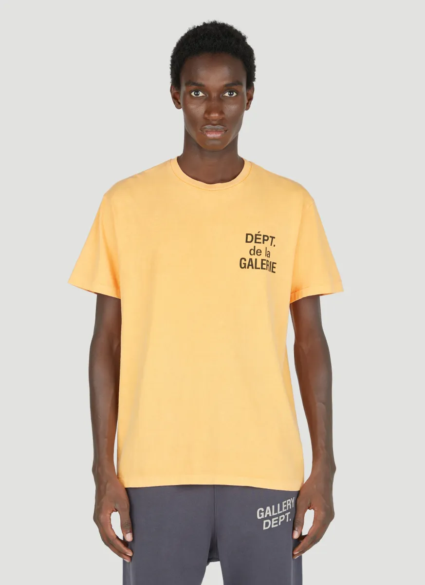 French Logo Print T-Shirt