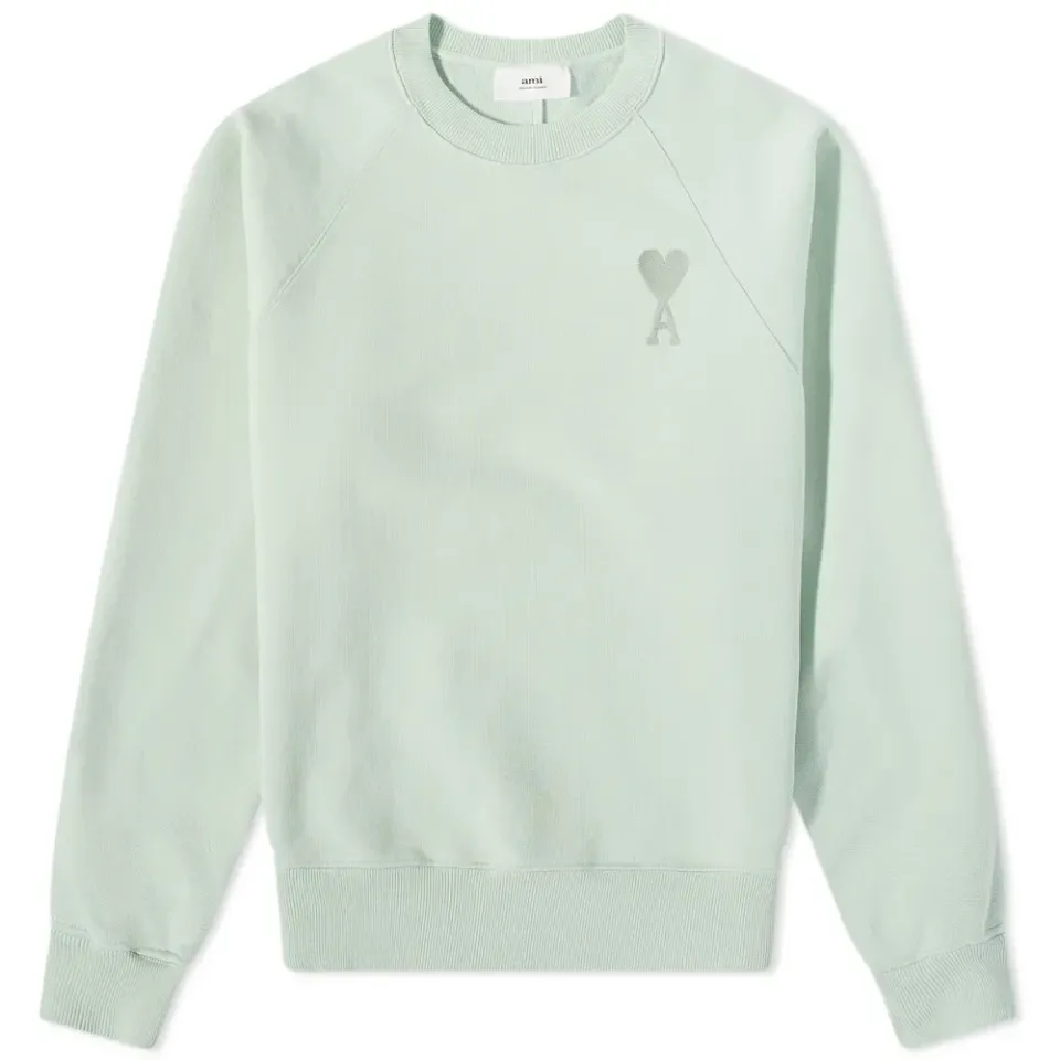 AMI Tonal Heart Crew Sweat