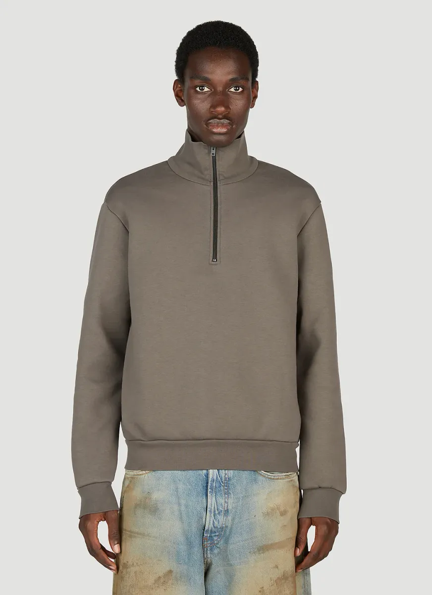 Zip-Front Sweatshirt