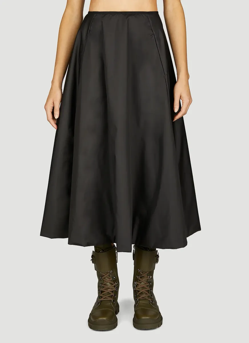 Volume Midi Skirt