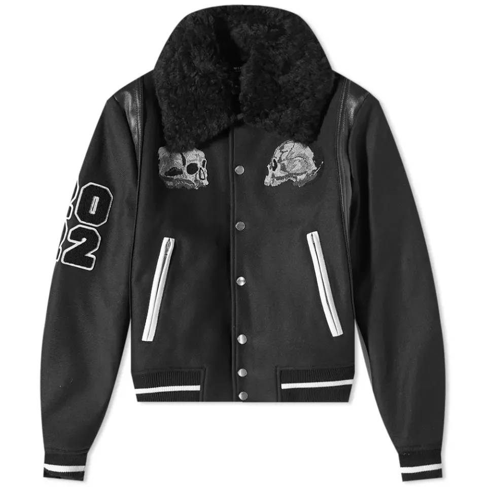 Wes Lang Skull Varsity Jacket