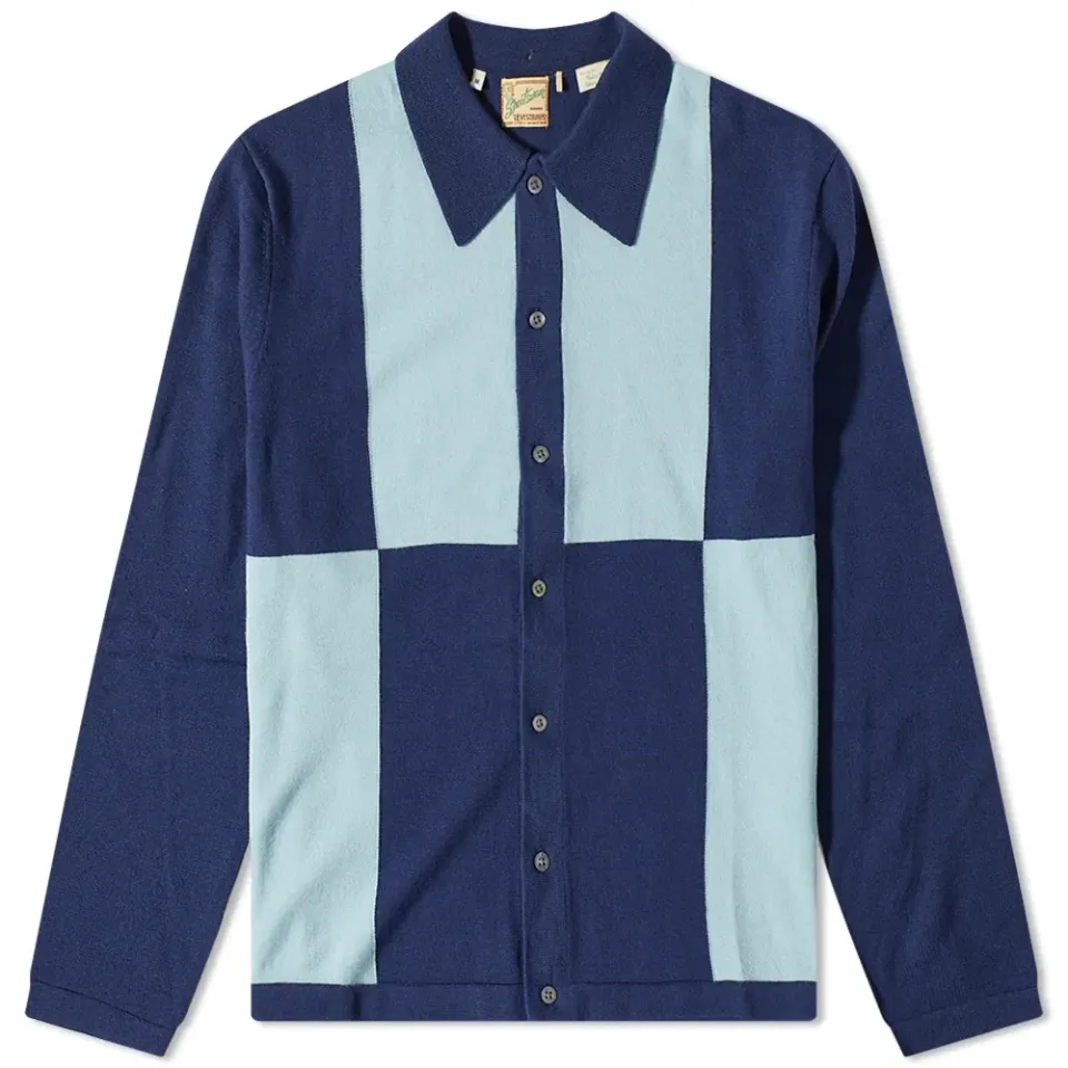 Levi's Vintage Clothing Colourblock Knitted Shirt