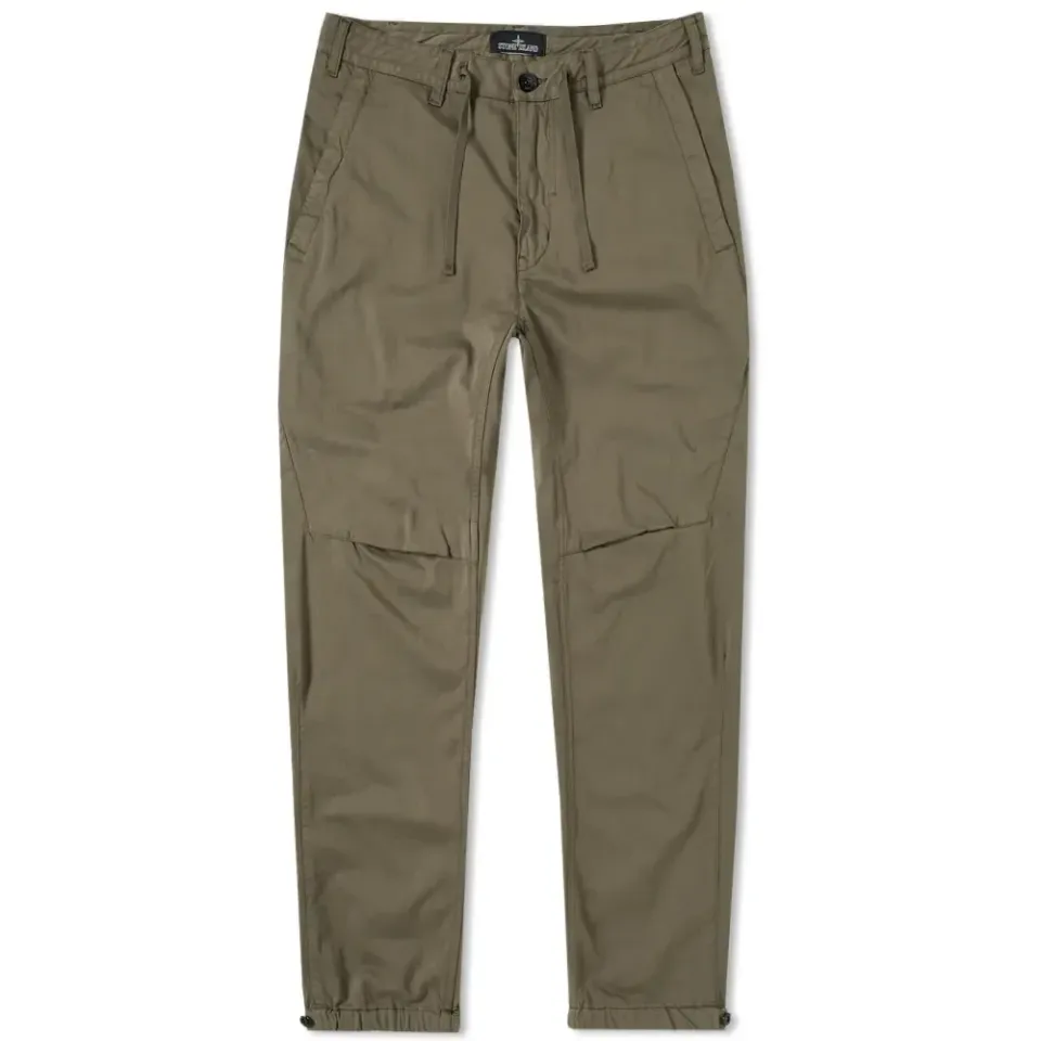 Cotton Wool Satin Tapered Pant