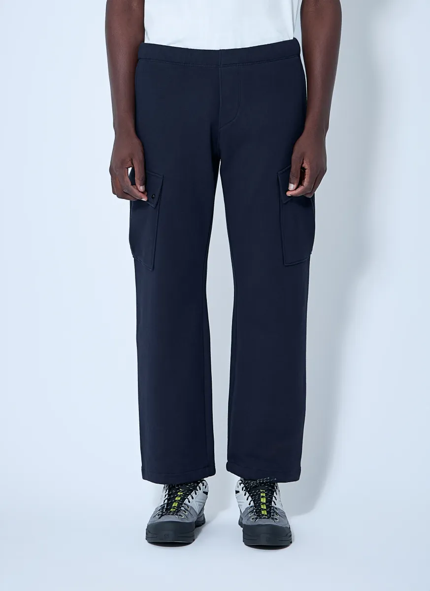 Diagonal Raised Fleece Cargo Pants