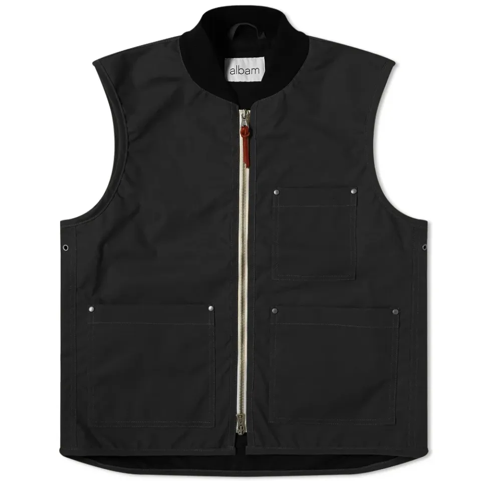 Waxed Overhill Gilet