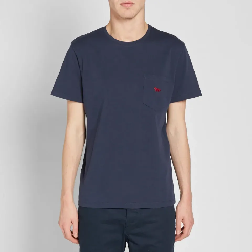 Maison Kitsuné Embroidered Fox Tee